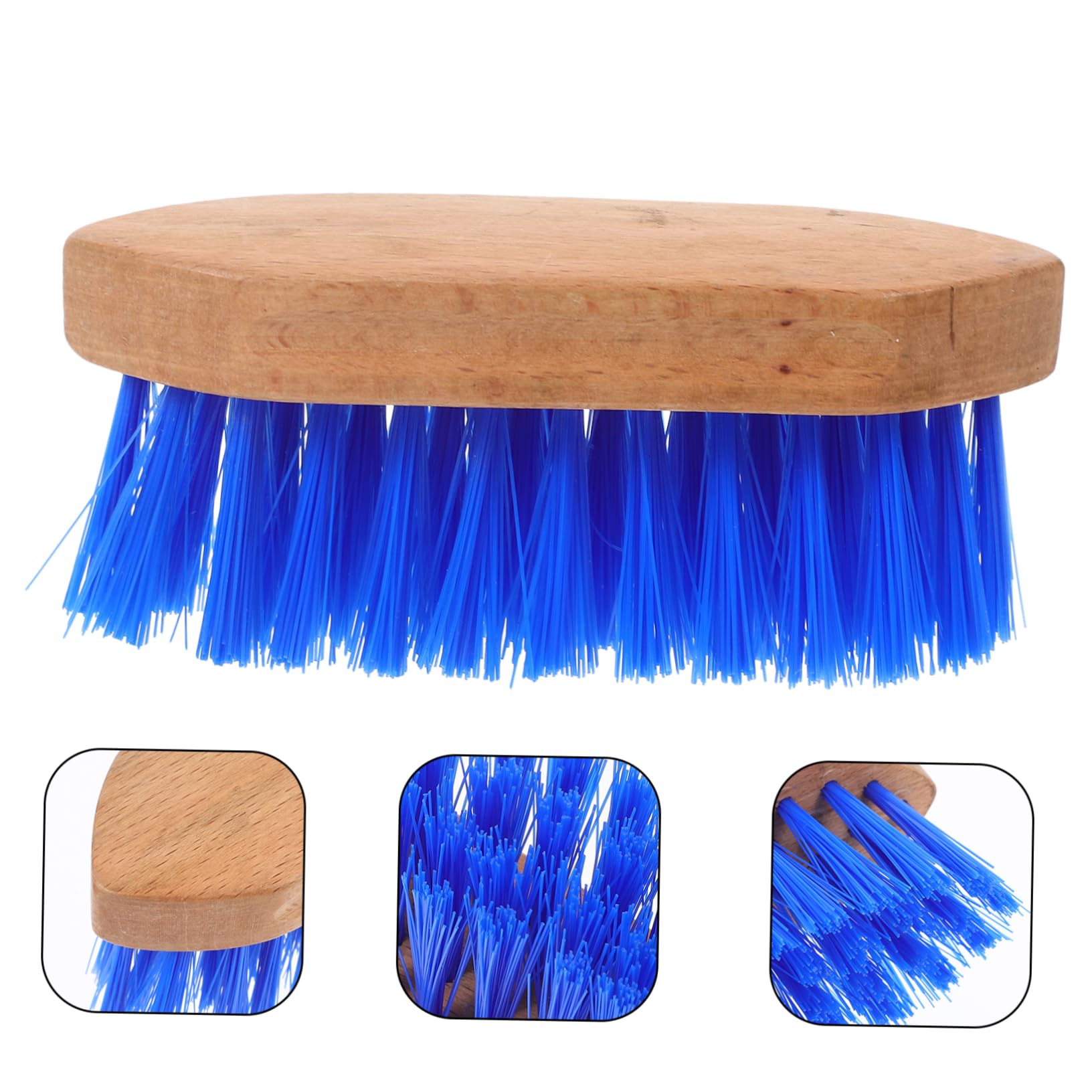 SUPVOX Practical Horse Hair Comb 15.5x5.5 Stiff Bristle Brush for Horse Grooming Gentle on Skin