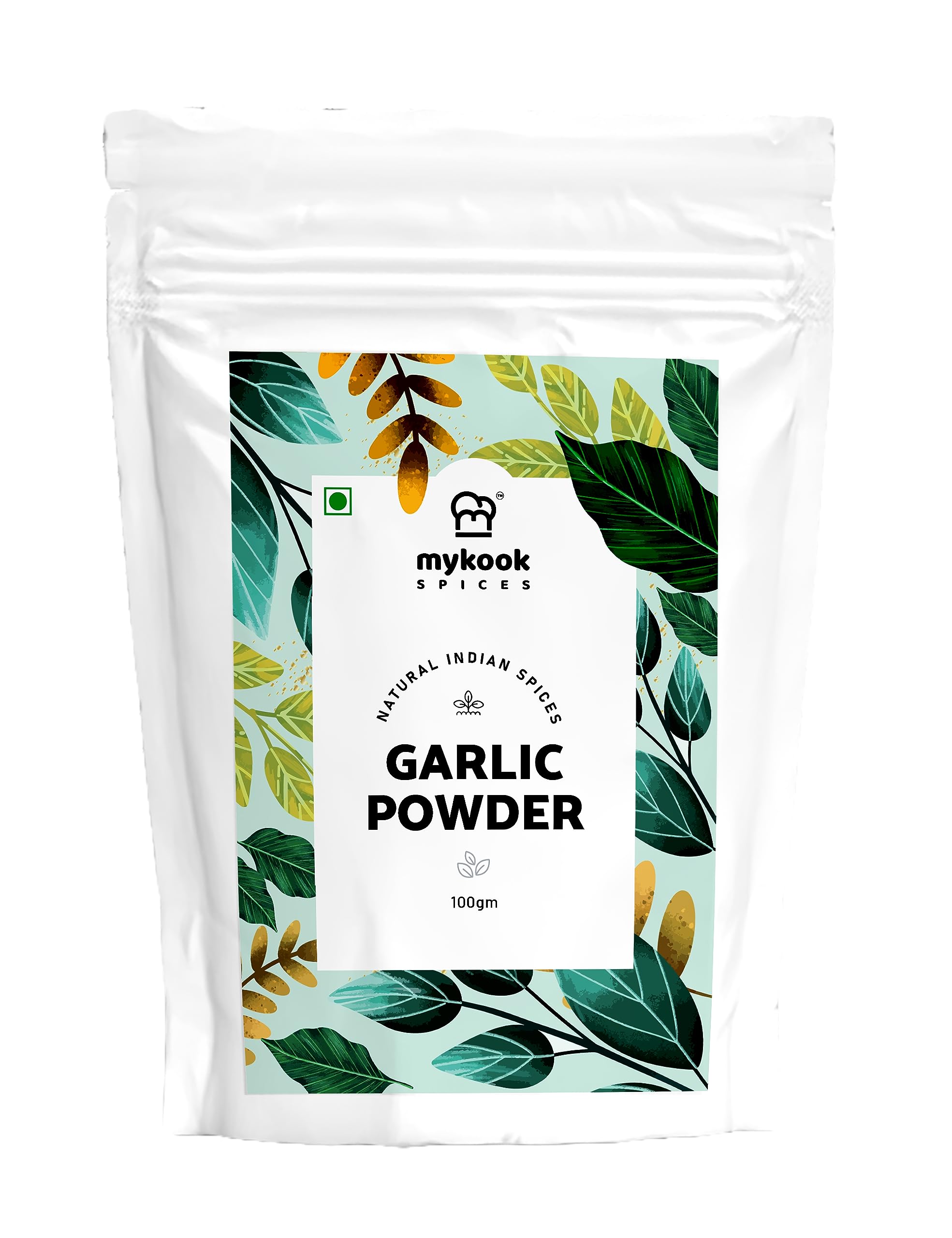 mykook SPICES Dehydrated Garlic Powder - Dry Garlic Powder - Lahsun Powder (100 Gram)