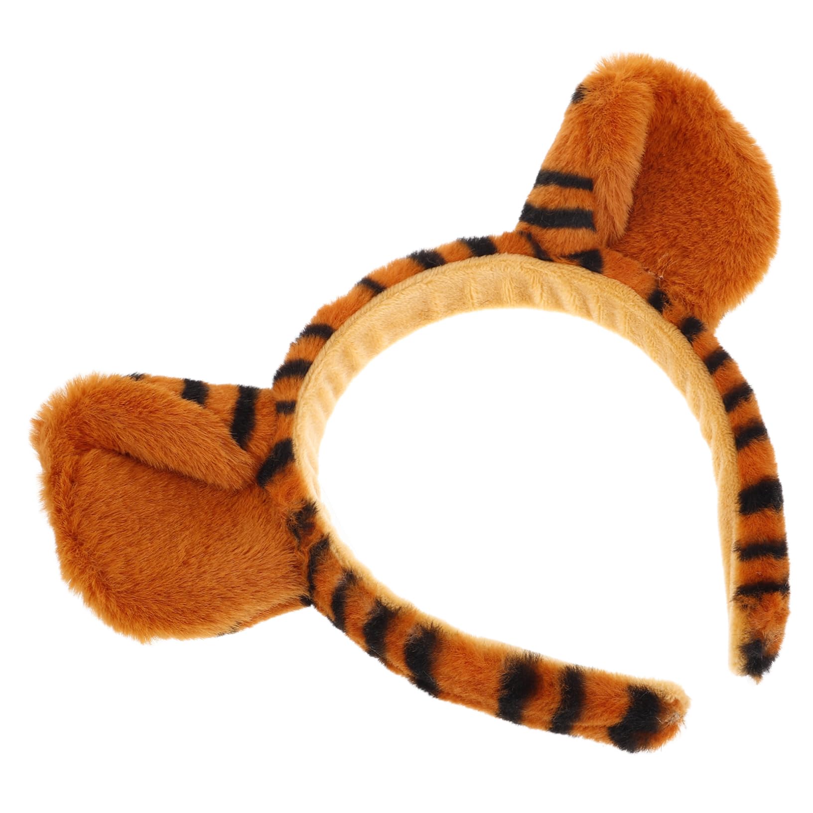 Beaupretty Tiger Ear Headband Plush Animal Hairband for Kids Party Cosplay Costume Accessory Soft Comfortable Headwear for Children'S Day Holiday Performances and Zoo Events
