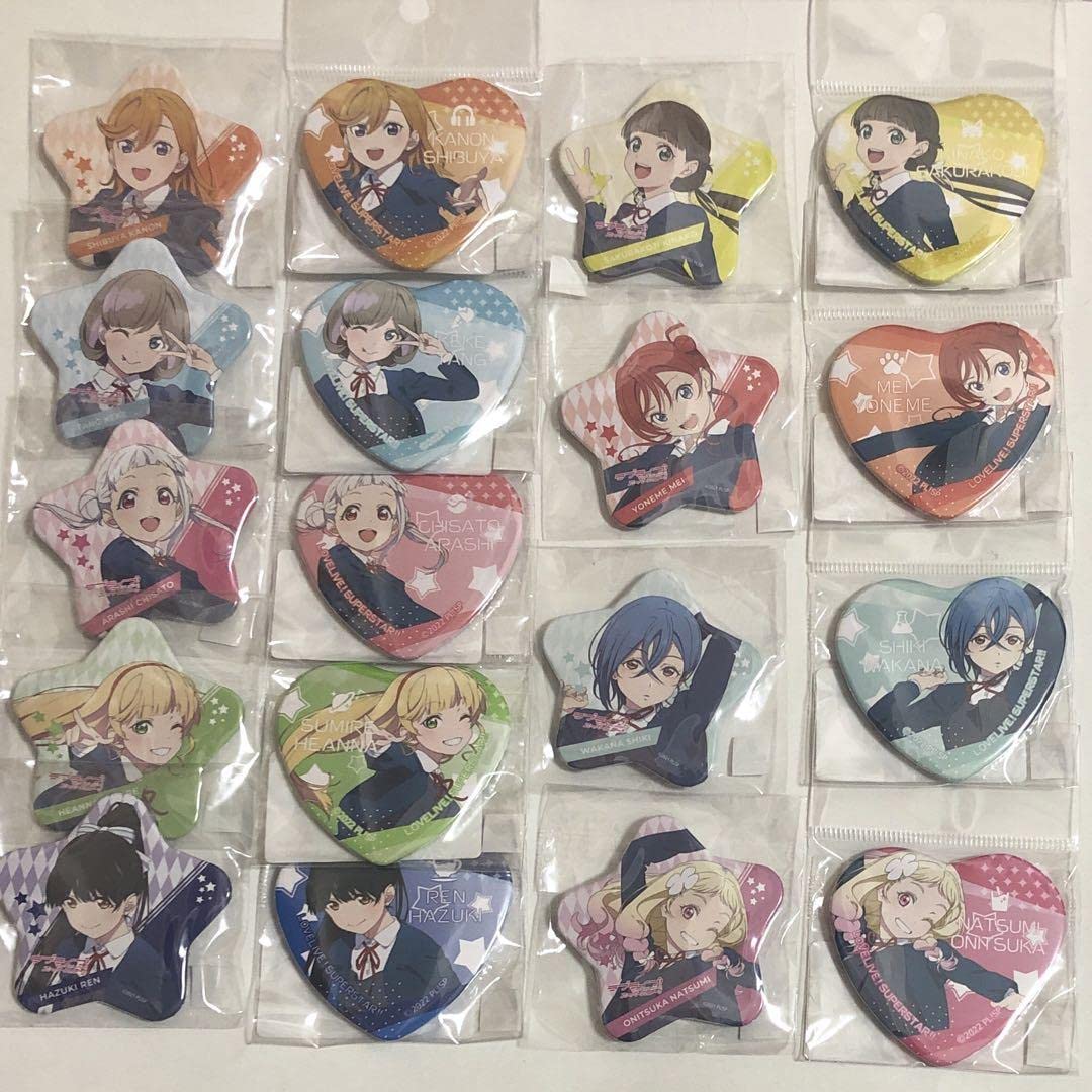 Amazon.co.jp: ラブライブ!スーパースター?? Liella! 星型ハート型缶