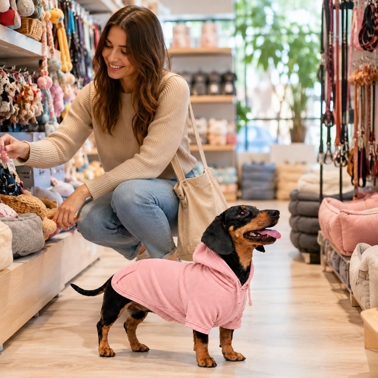 Ropa para Mascotas Ropa para Perros Abrigo para Perros Sudaderas Invierno Otoño Sudadera para Perros pequeños medianos de Gran tamaño 11 Colores 100% algodón 2018 Nuevo (L, Lotus Pink)
