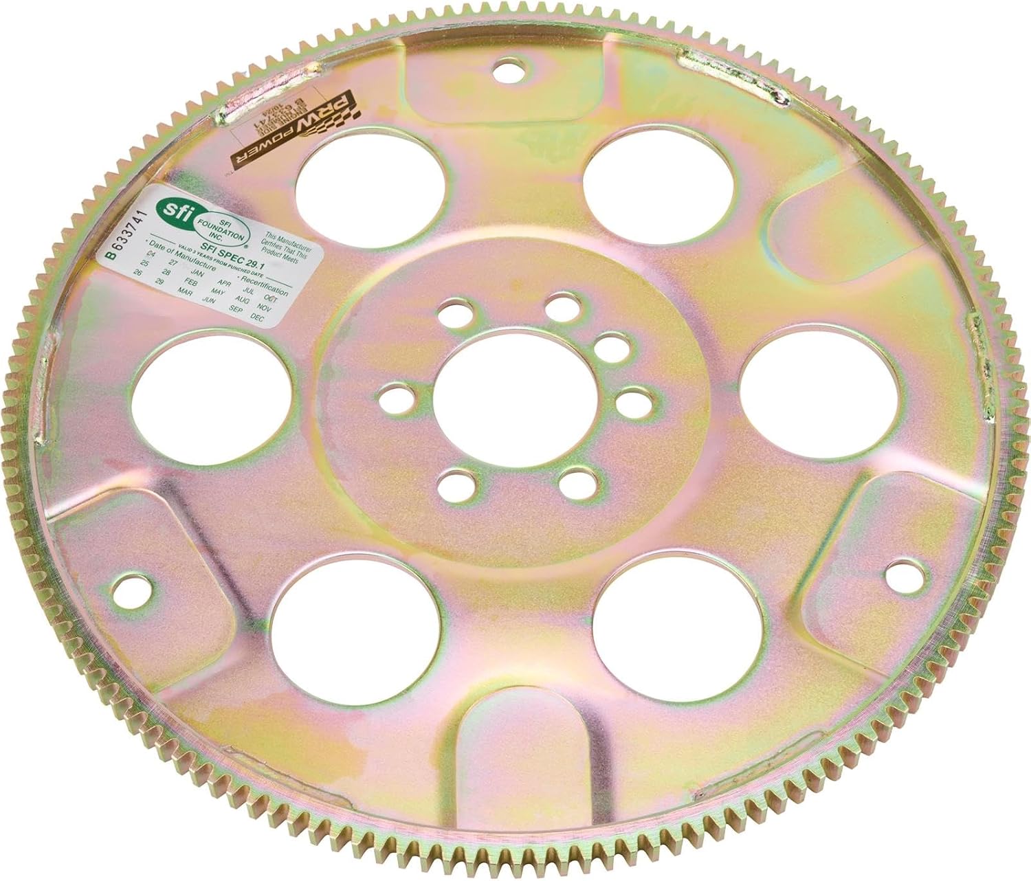 Speedway Motors Extreme Duty Flexplate 153 Tooth SFI Approved Compatible with 1986-1997 Chevy Small Block V8 Internal Balance One Piece Rear Seal Design