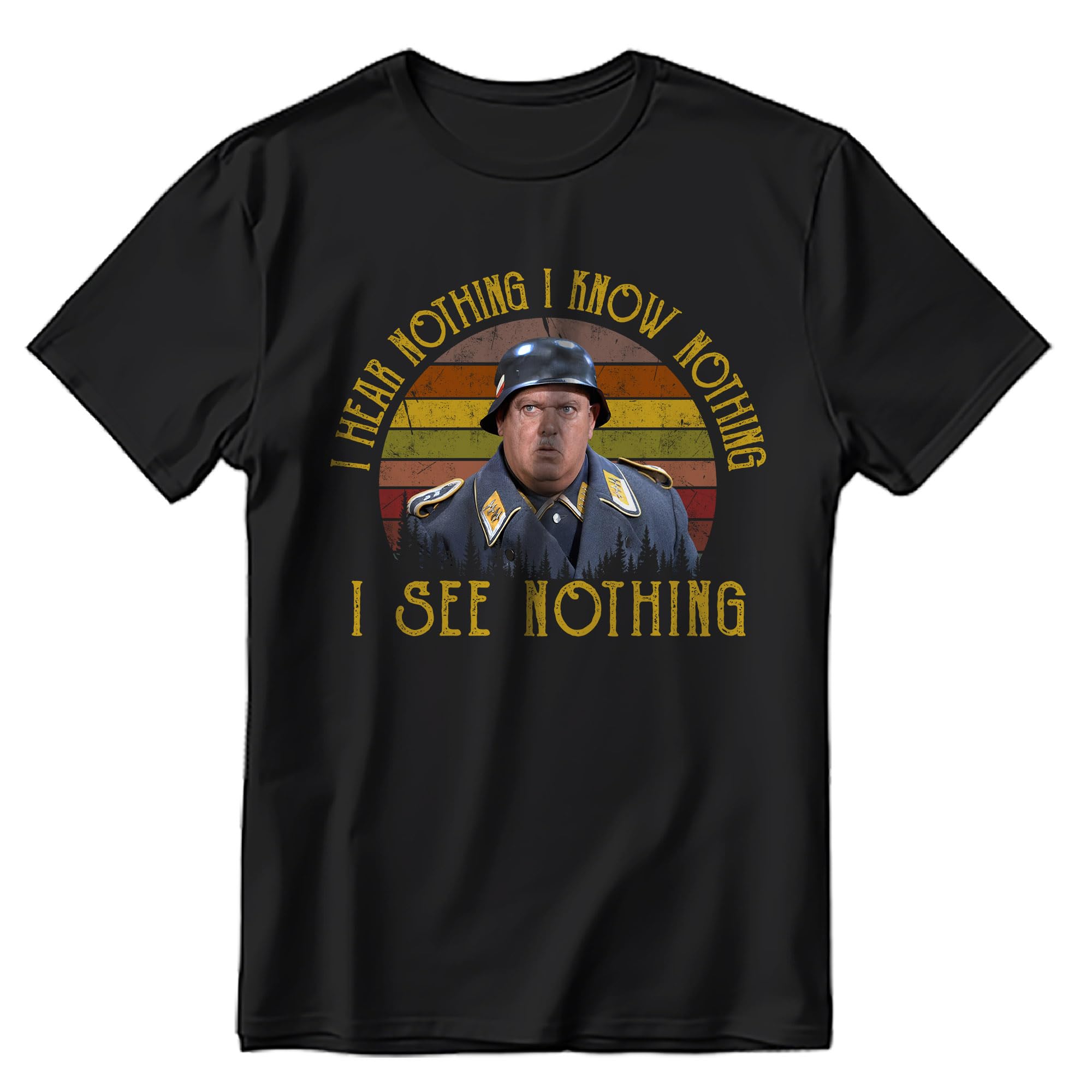 Generic Vintage S.c.h.u.l.t.z I Know Nothing for H.o.g.a.n's H.e.r.o.e.s Shirt Multicolor