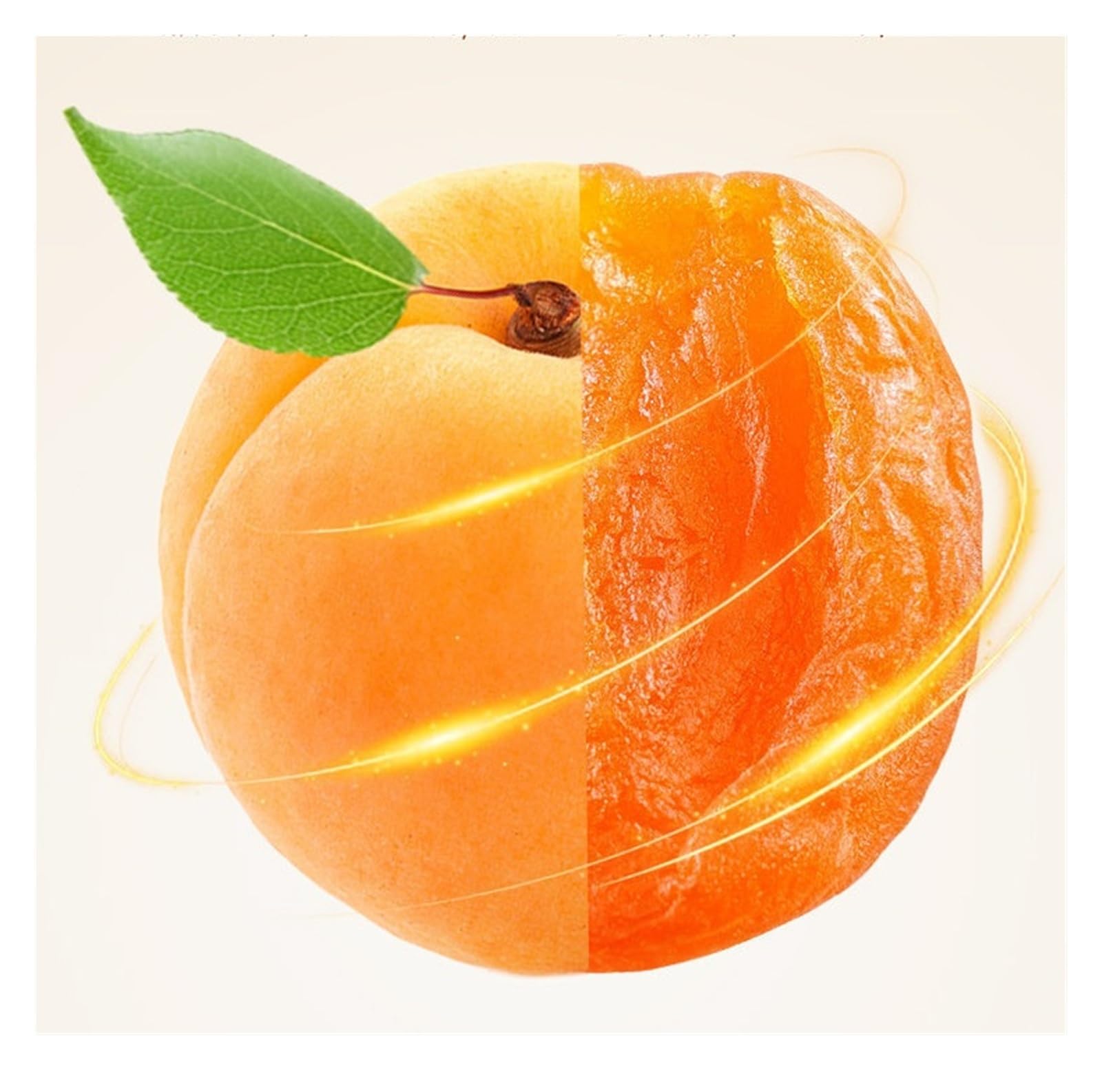 250 g de pulpa de albaricoque fresca, deshuesada y secada al sol, una conserva de fruta tradicional, suave, masticable y agridulce.(2bag)