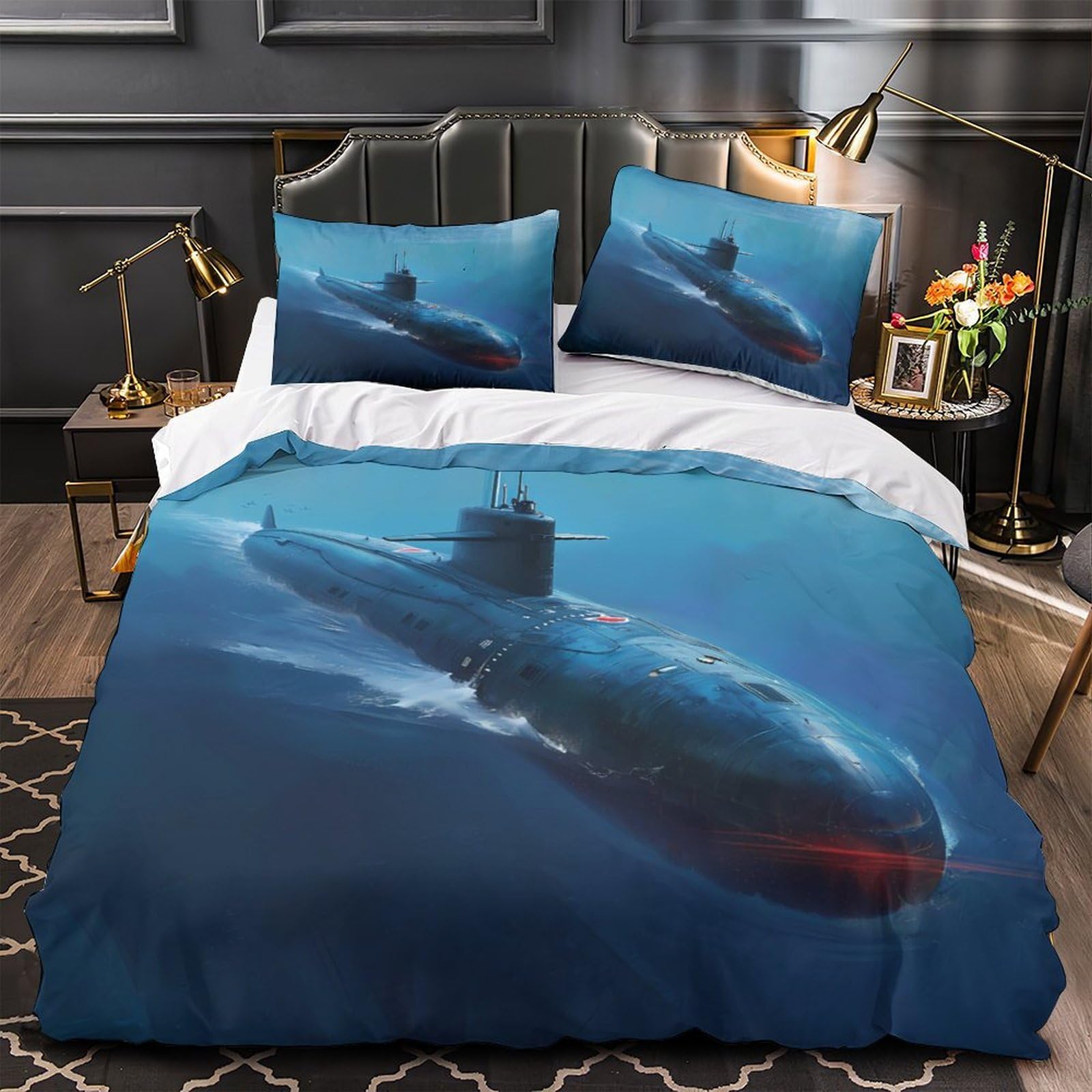 Parure de lit sous-marin 3D le cadeau idéal pour un garçon passionné