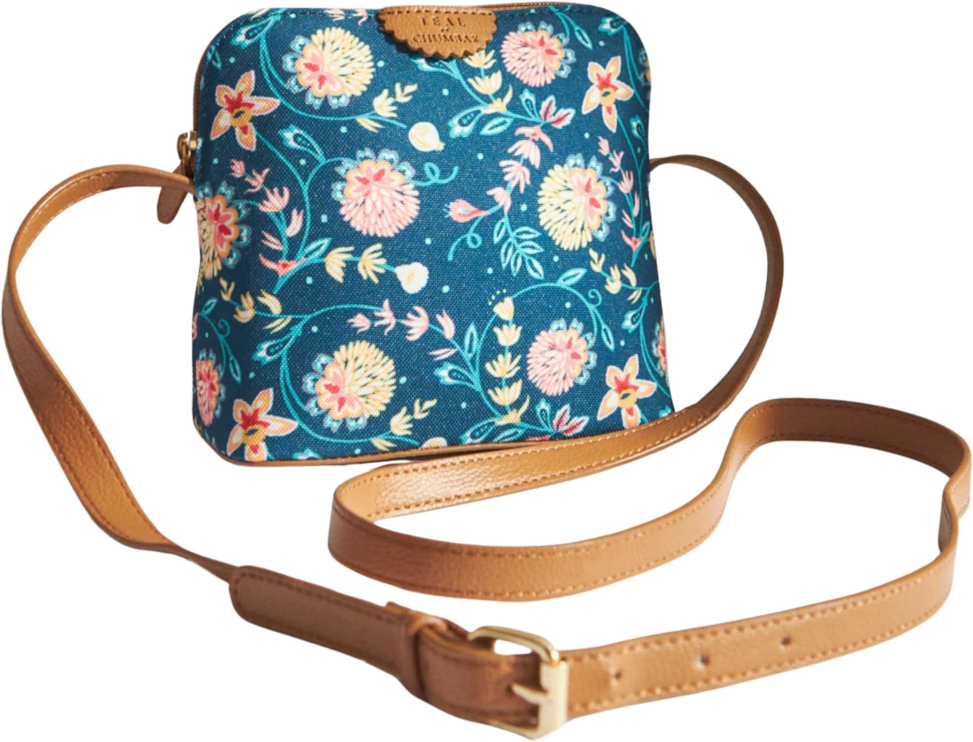 TEAL BY CHUMBAK Blue Bloom レディース スリングバッグ、ブルーフローラル、ブルーフローラル, ブルーフローラル