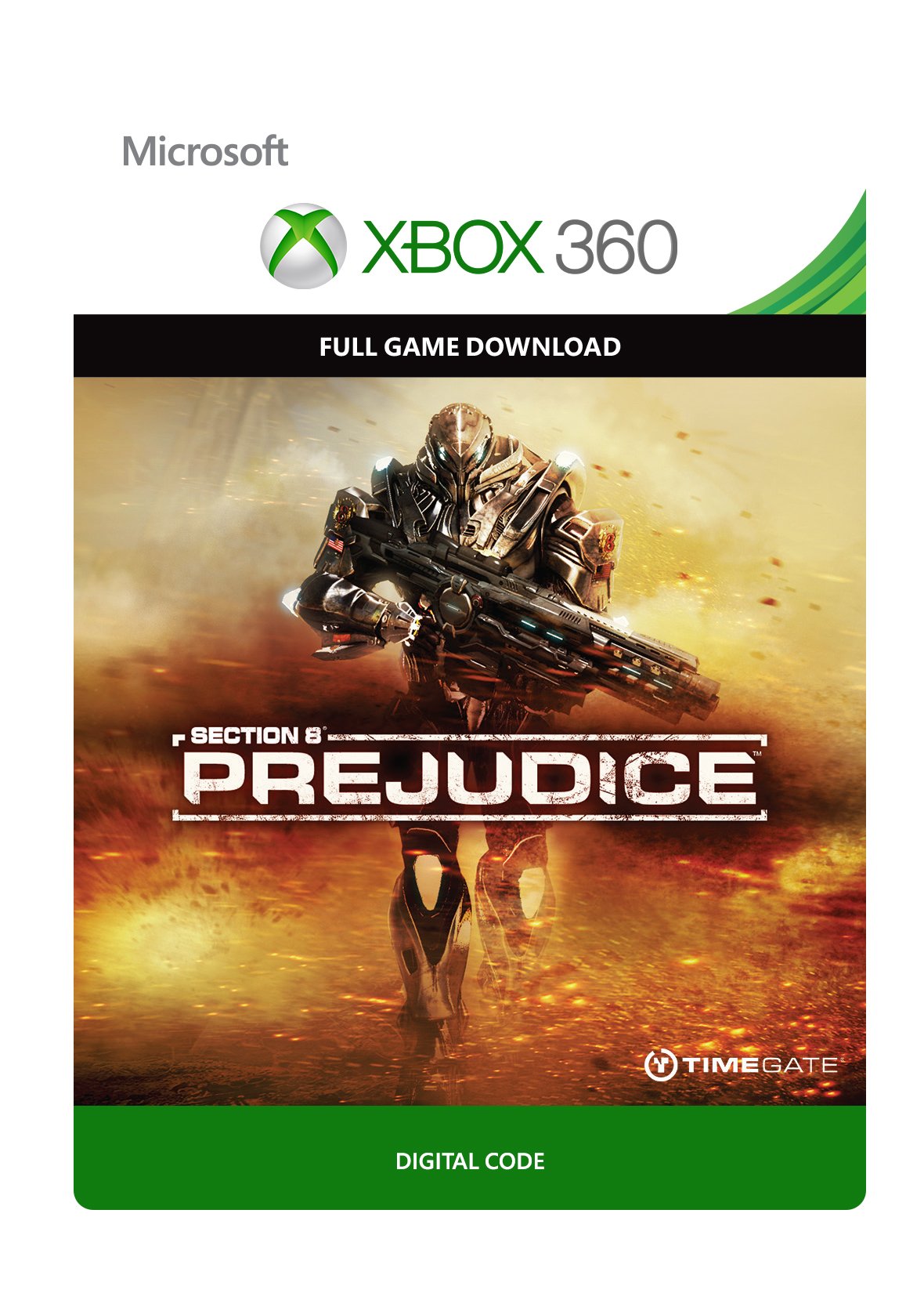 Section 8: Prejudice [Xbox 360 - Download Code]