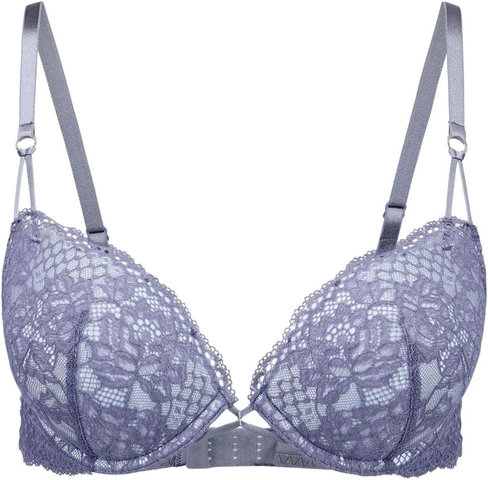 Adore Me Josie Plunge Push Up Bra - 30A-38DD Underwire Bra for Women with Lace & Satin Detail & Adjustable Straps - Image 6