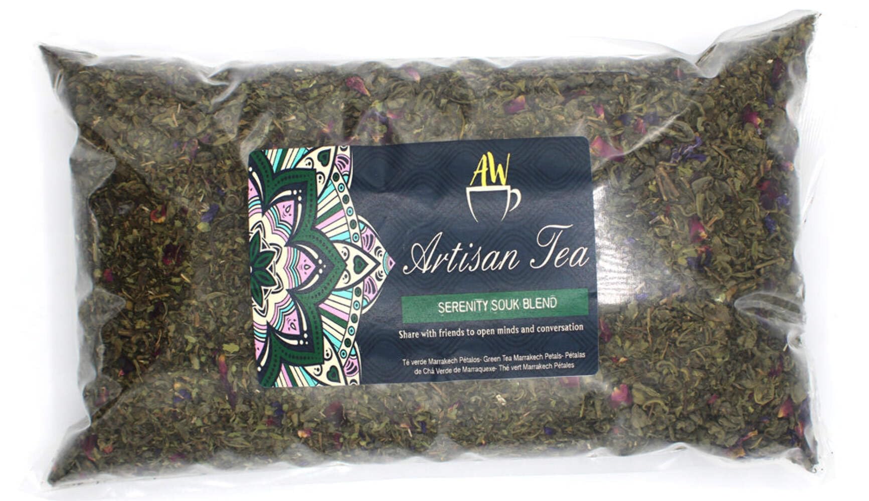 Té de hierbas Aw Artisan, té blanco, té verde, rejuvenecedor del té Roobibis, ayuda digestiva, poder diurético (té Roobibis - ayuda digestiva)