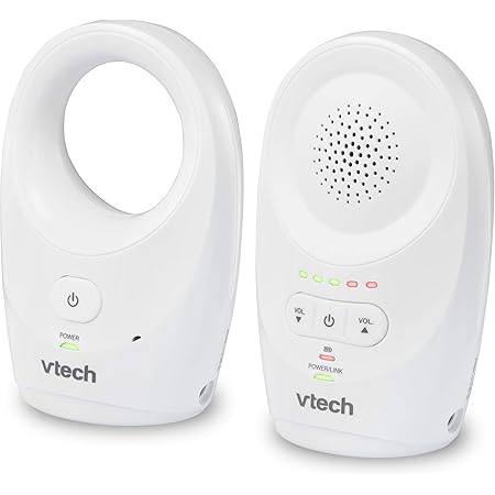 Amazon Com Vtech Dm1111 Monitor De Audio Digital Para Bebe 1 Unidad De Padre Color Blanco Baby
