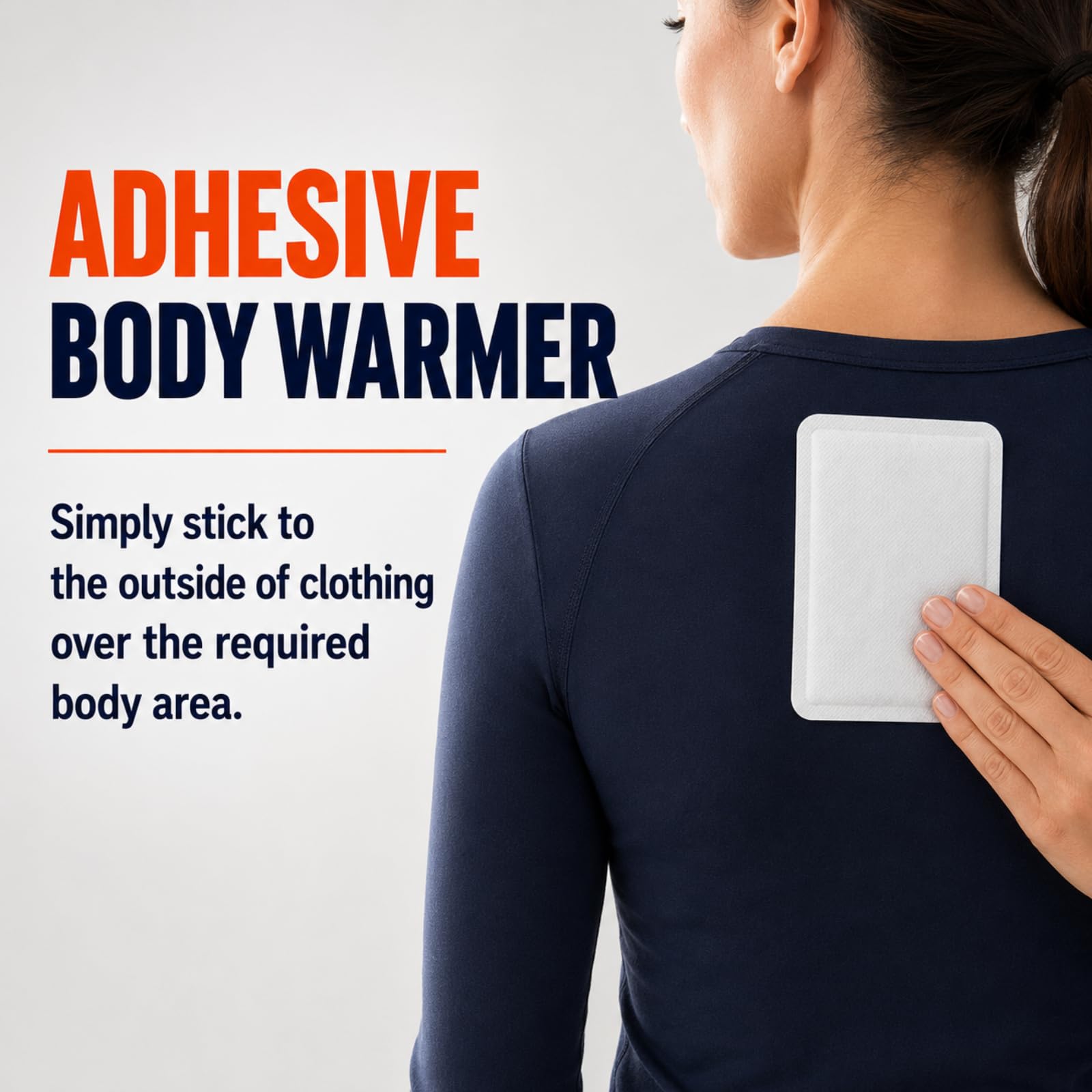 Koolpak Lot de 60 Chauffe-Corps adhésifs – Activé par l'air, 10 Heures de Chaleur, soulagement du Dos et des épaules, Usage Unique
