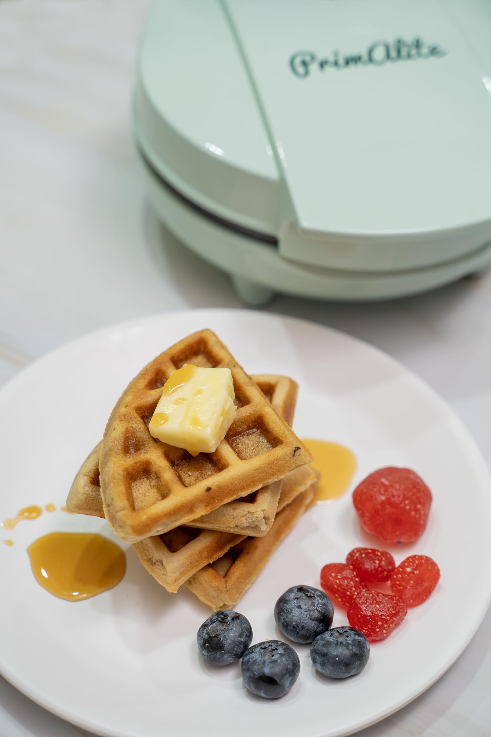 Primalite Classic Waffle Maker - Make 4 Waffles! -6