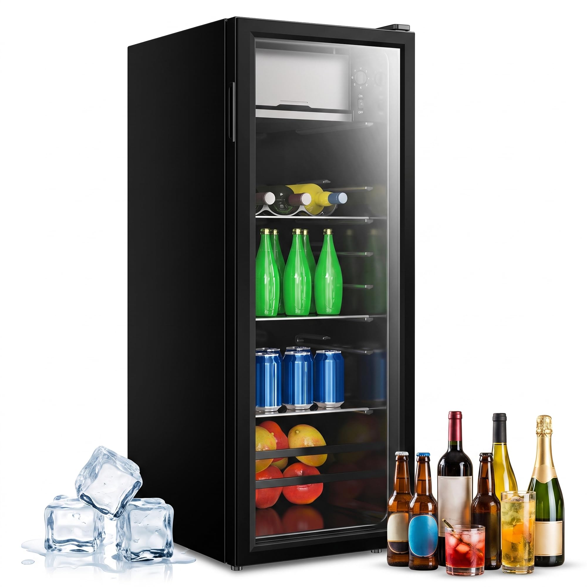 rosmena FLB-118-WRX Wine Cooler Black