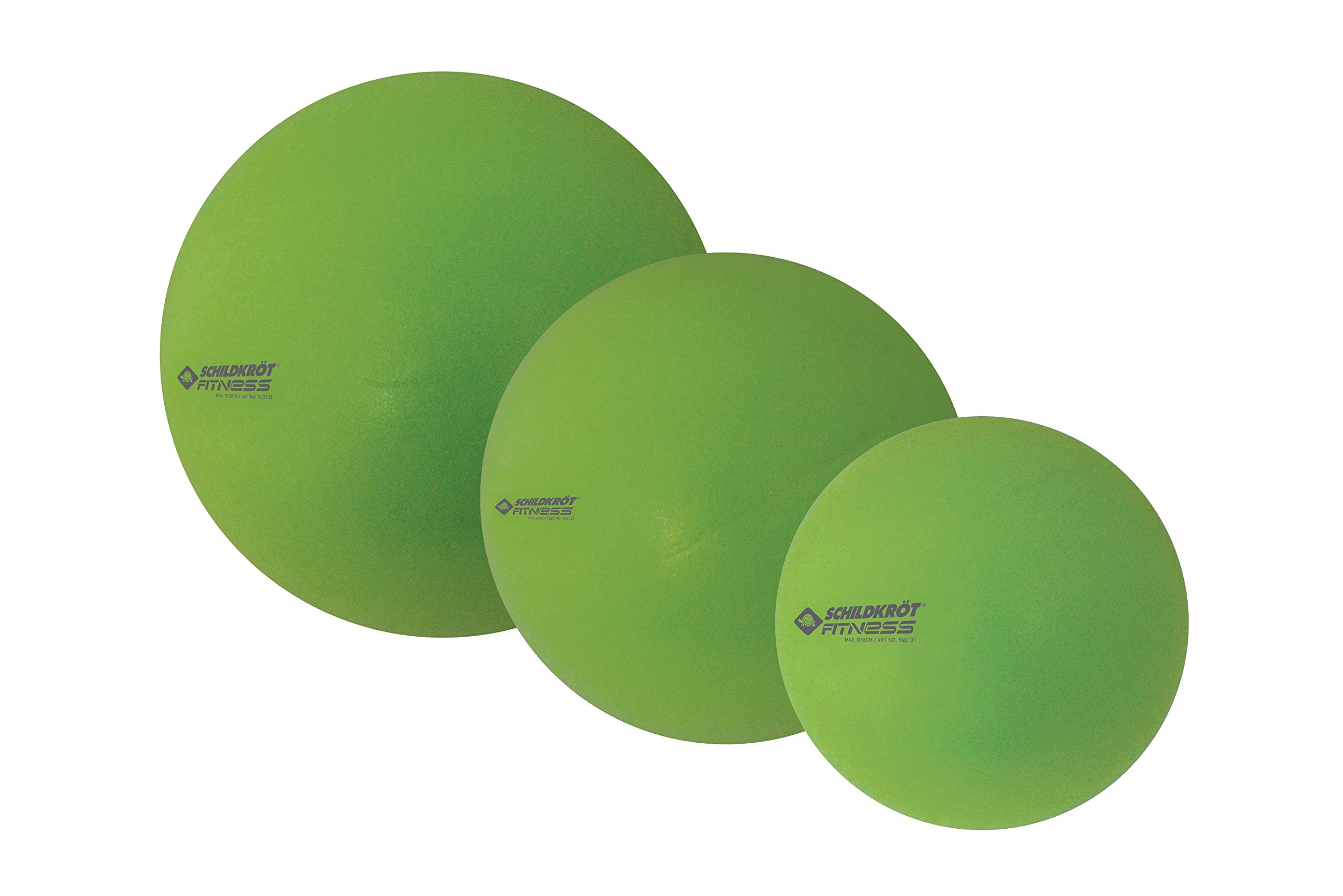 Schildkröt Bola de Pilates, Bola de Yoga, Pelota de Ejercicio, Pelota de Fitness, Verde