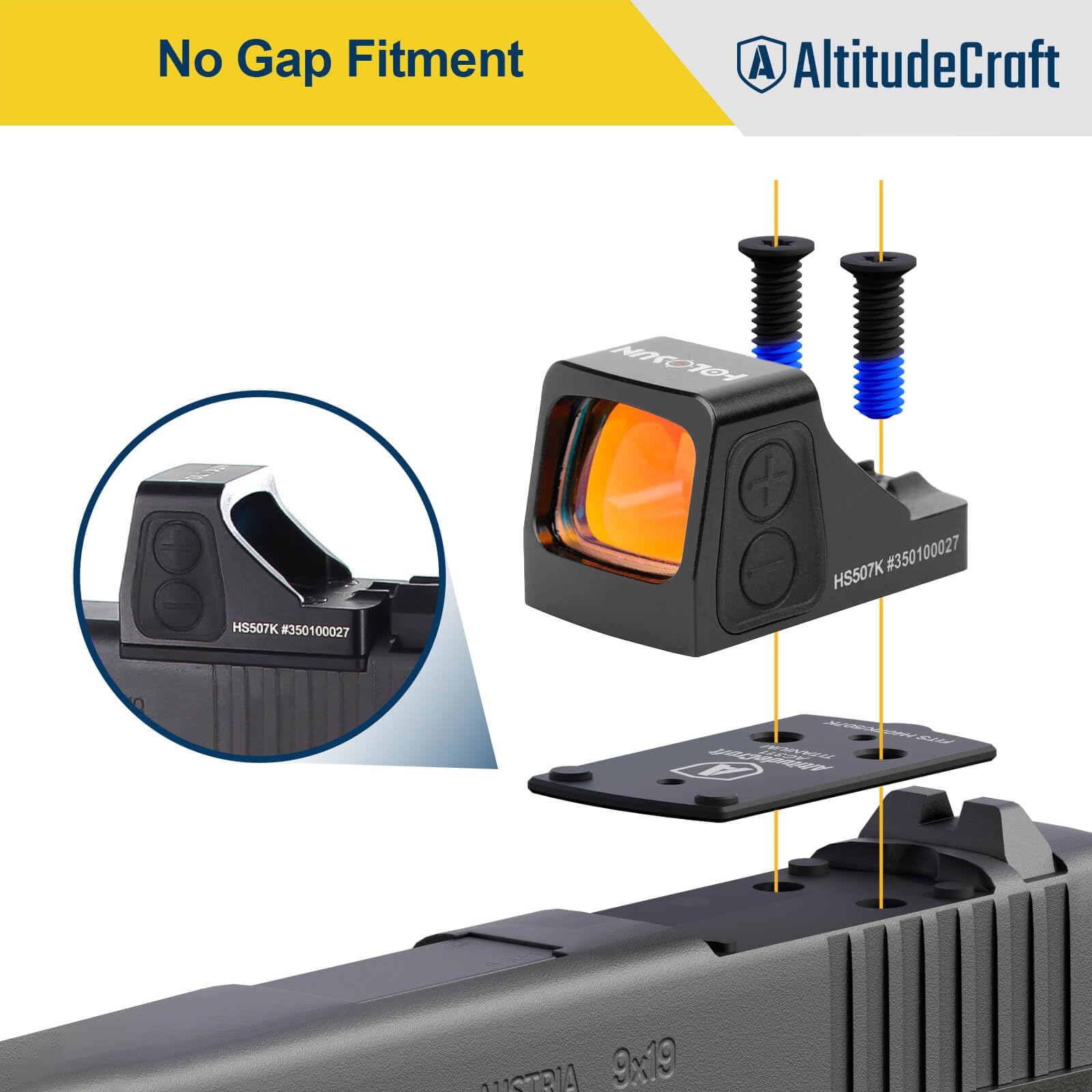 AltitudeCraft Precision Optic Adapter Plate for Glock 43X/48 MOS