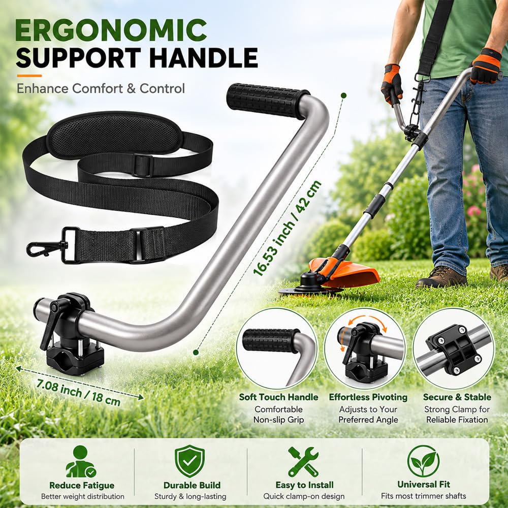 Ulepszony uchwyt Weedeater do Einhell AGILLO 36/255 BL, żelazo