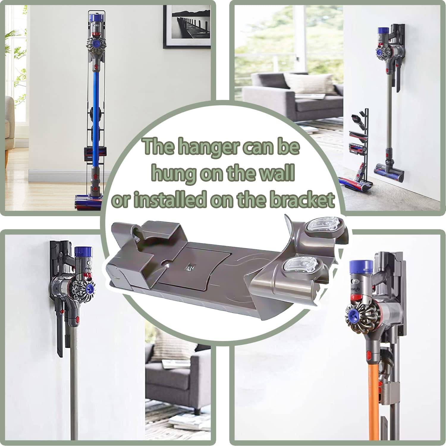 Unikstone Replacement Docking Station Part Kit - Wall Mount Bracket Compatible with DS V6 DC34 DC35 DC58 DC59 Series Handheld - Replenishment Vacuum Cleaner Accessories