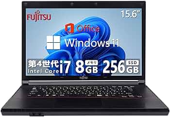 白が美しい！FUJITSUノートパソコンです！Corei7 SSD搭載でサクサク FUJITSU Corei7 SSD250GB カメラ 8GB 白 - メルカリ