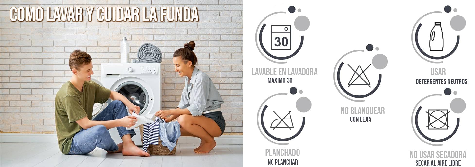 Milica Funda para Sofá Chaise Longue Relax Acolchada | Válida para Brazo Derecho o Izquierdo | Ajuste Asientos Reclinables | Lavable | Hecho en España | Tamaño 240 cm | Color Gris