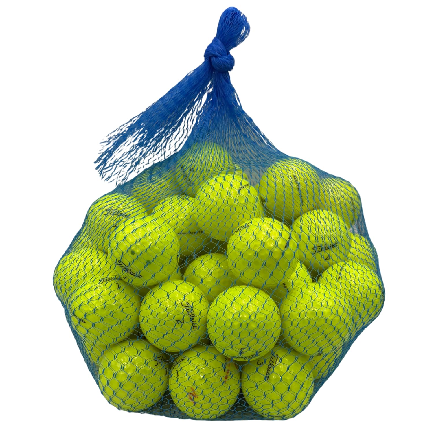 Golf Ball Planet Pro V1 2023 4A/Near Mint Recycled Used Golf Balls for Titleist (50 Pack, Yellow)