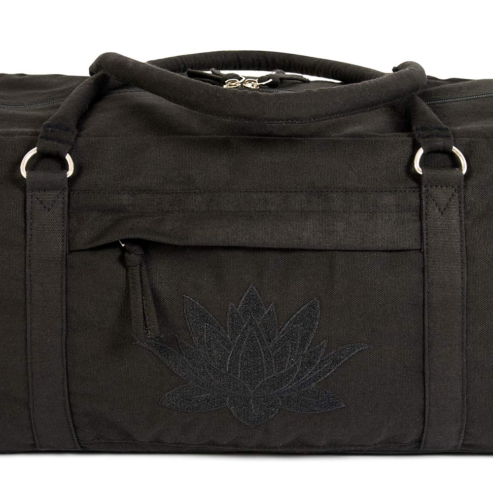 Yoga Studio Yoga-Ausrüstungstasche mit YKK-Reißverschluss, Unisex-Tasche aus Baumwolle für Yogamatten und Pilates mit Fächern für Matten und Zubehör, geeignet für Yoga Studio Yoga-Ausrüstungstasche mit YKK-Reißverschluss, Unisex-Tasche aus Baumwolle für Yogamatten und Pilates mit Fächern für Matten und Zubehör, geeignet für