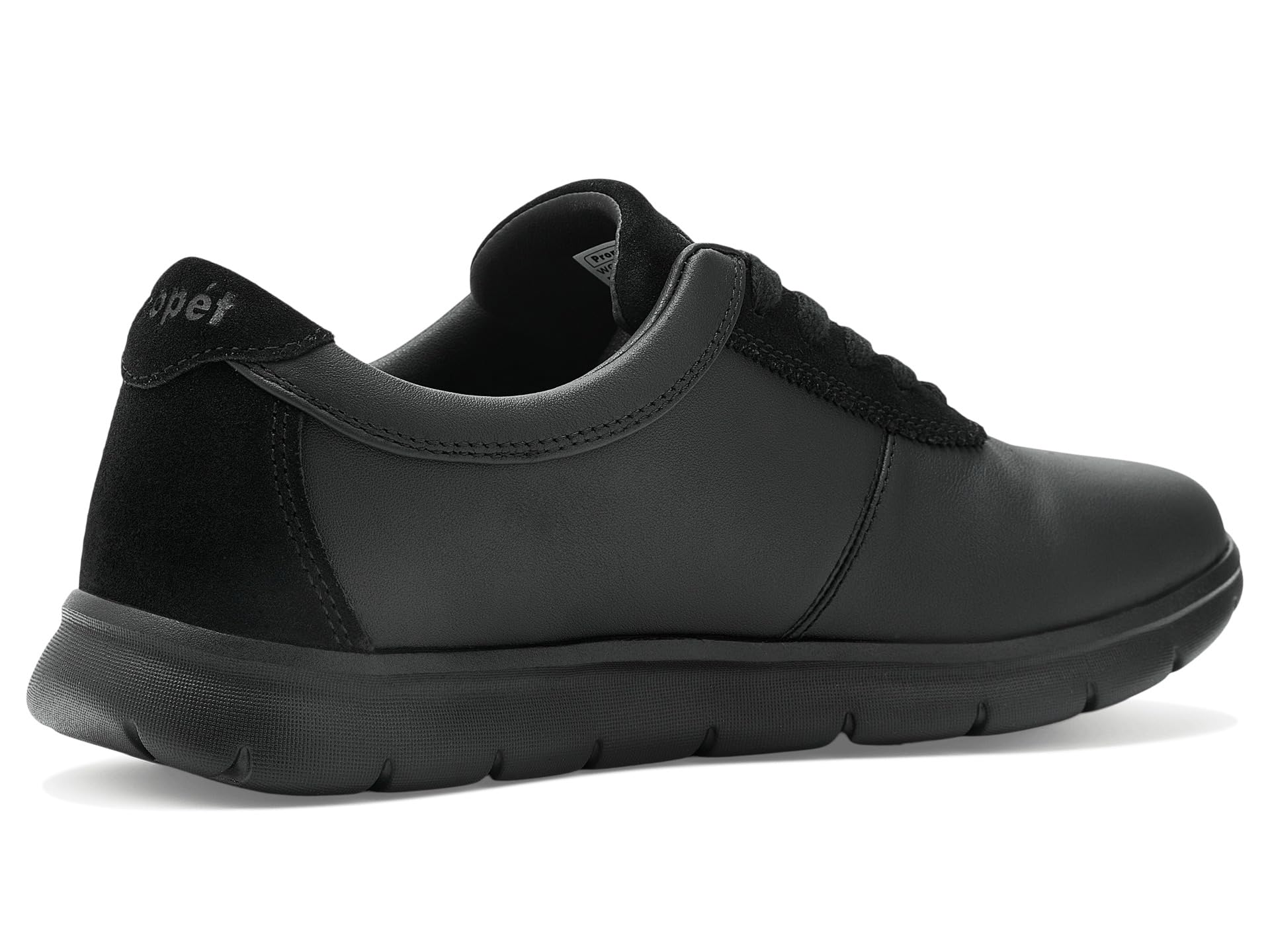 Propet Stella - Tenis con cordones para mujer, estilo casual, color negro