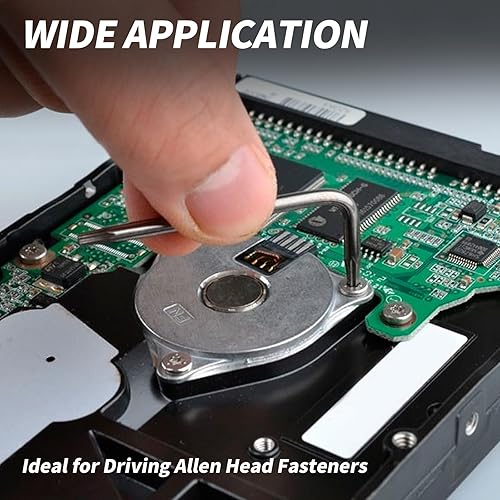 Miniatura 5 de Juego de llaves Torx de 8 piezas, juego de llaves pequeñas estrella T5-T20, micro llaves de acero Cr-V, herramientas hexagonales Torx para