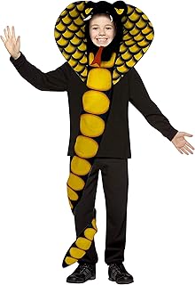 Rasta Imposta Cobra Snake Costume Karate Party Dress Up Cosplay Halloween Costumes, Child Size 7-10