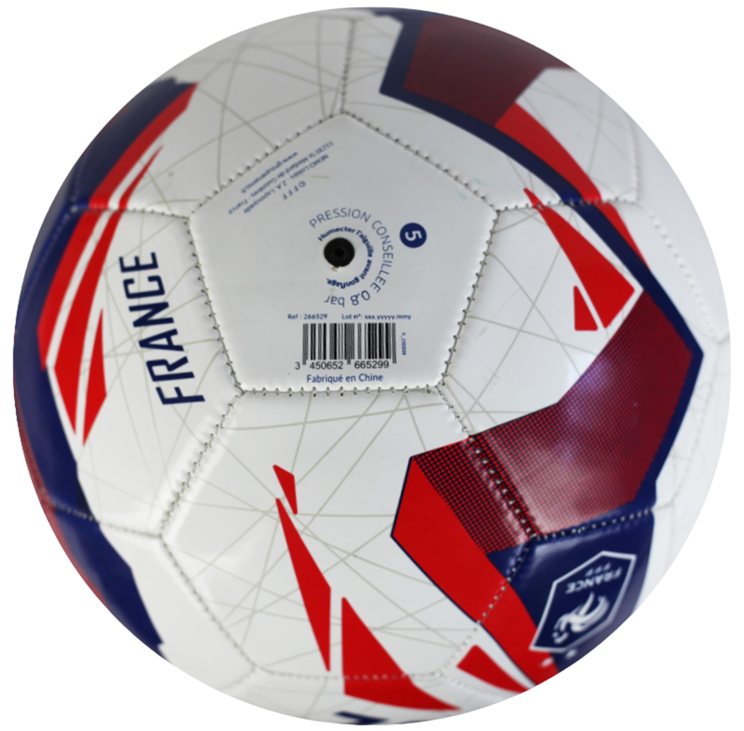 Ballon de football fff - 2 étoiles - collection officielle en ance