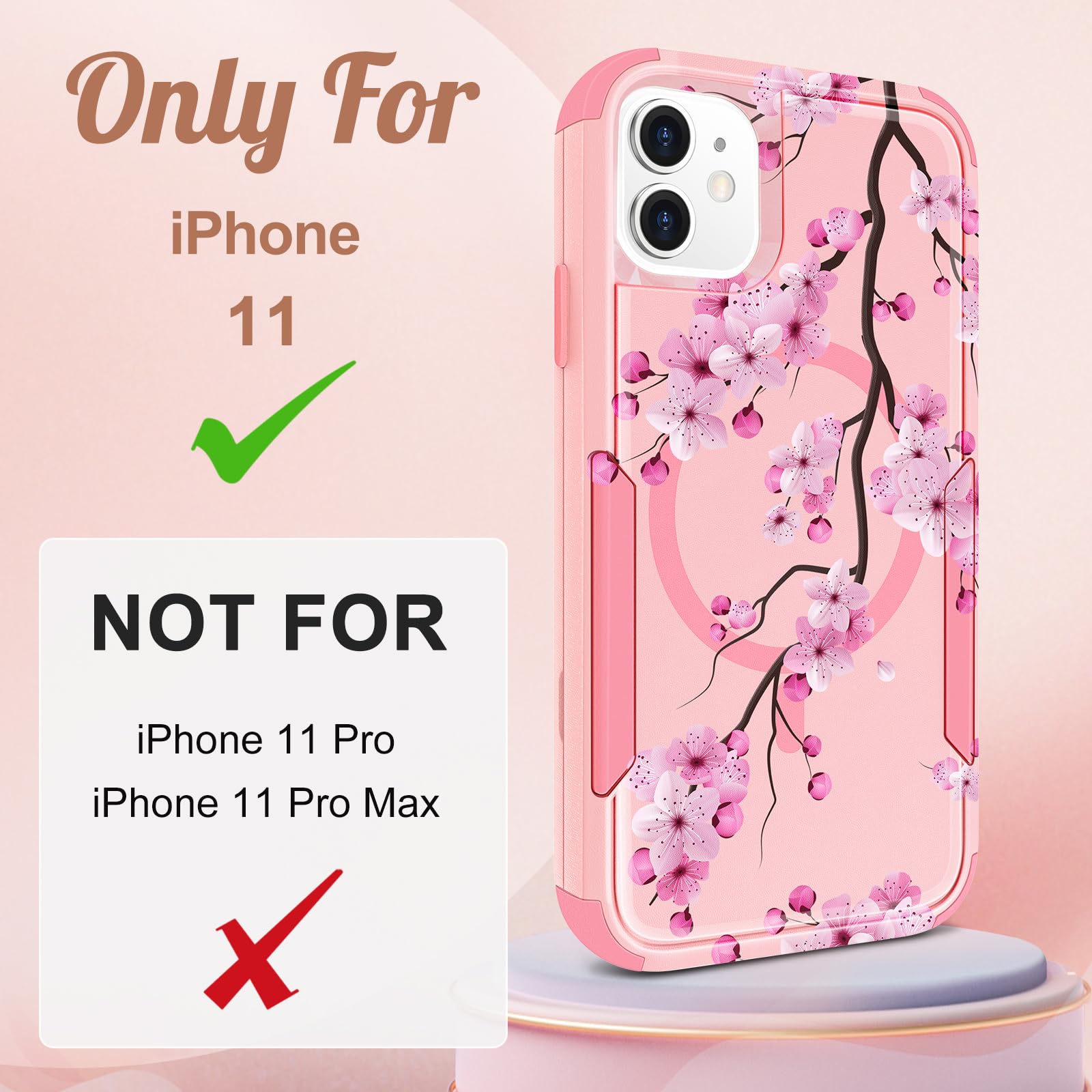 Amazon.com: LISEVO for iPhone 11 Phone Case - Compatible with