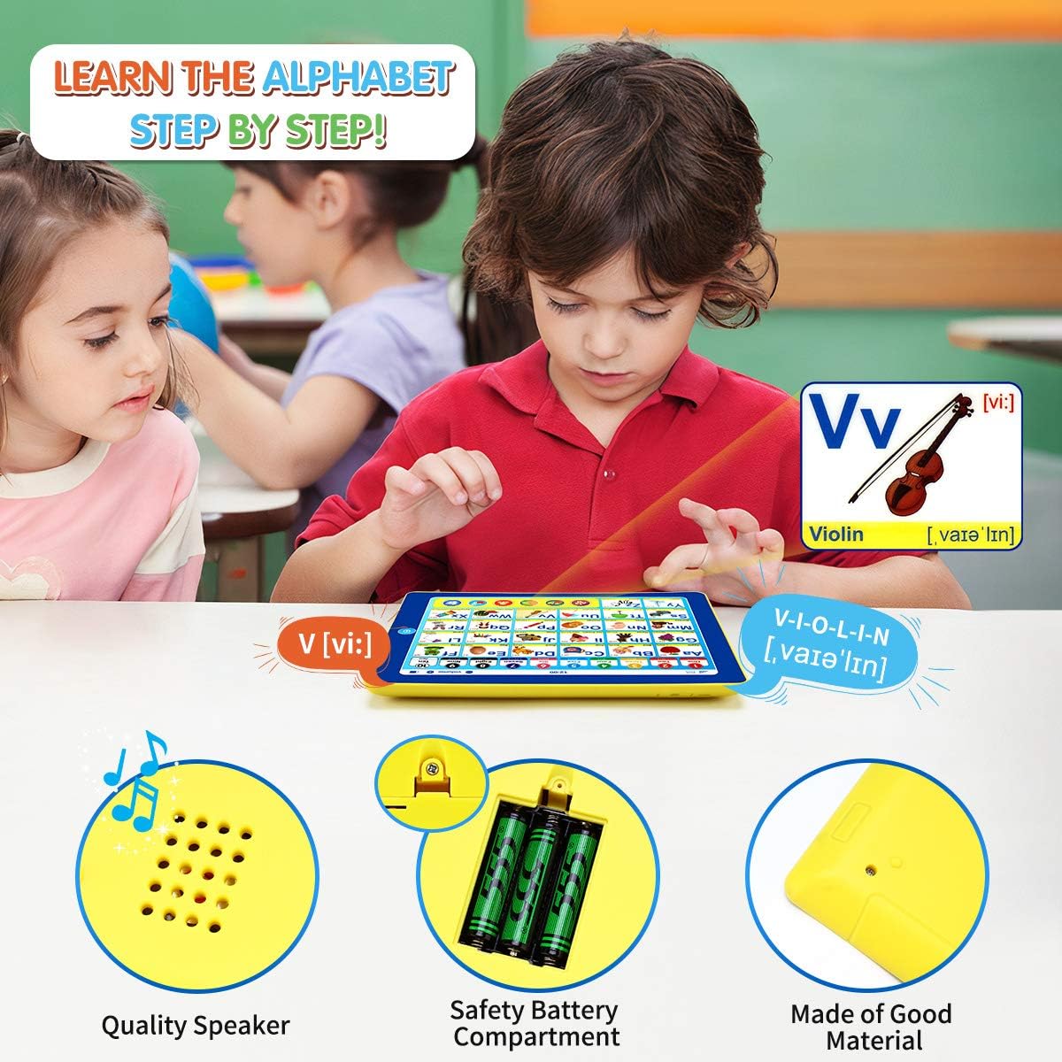 Toddler Learning Tablet No Wifi Abc