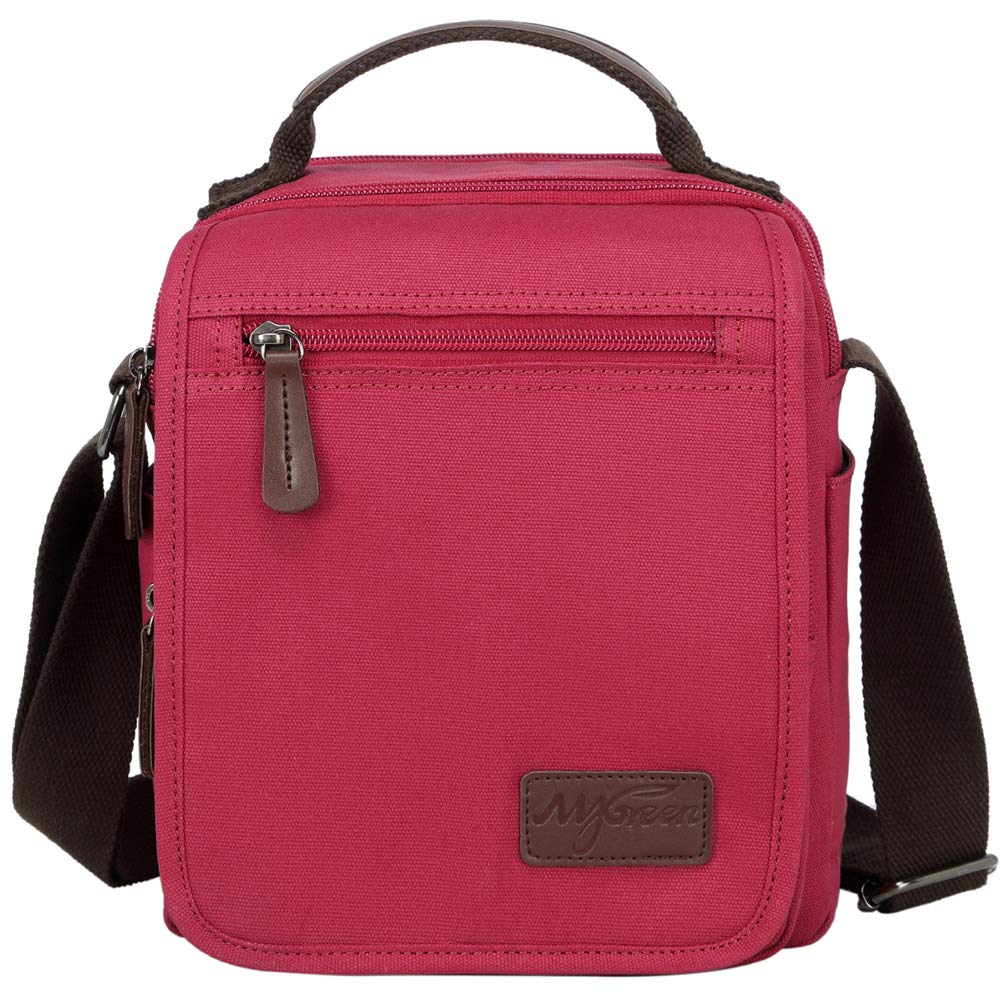 mygreen Small Crossbody Bag Handbags Purse with Adjustable Should Strap for Women Cell Phone Pouch Burgundy