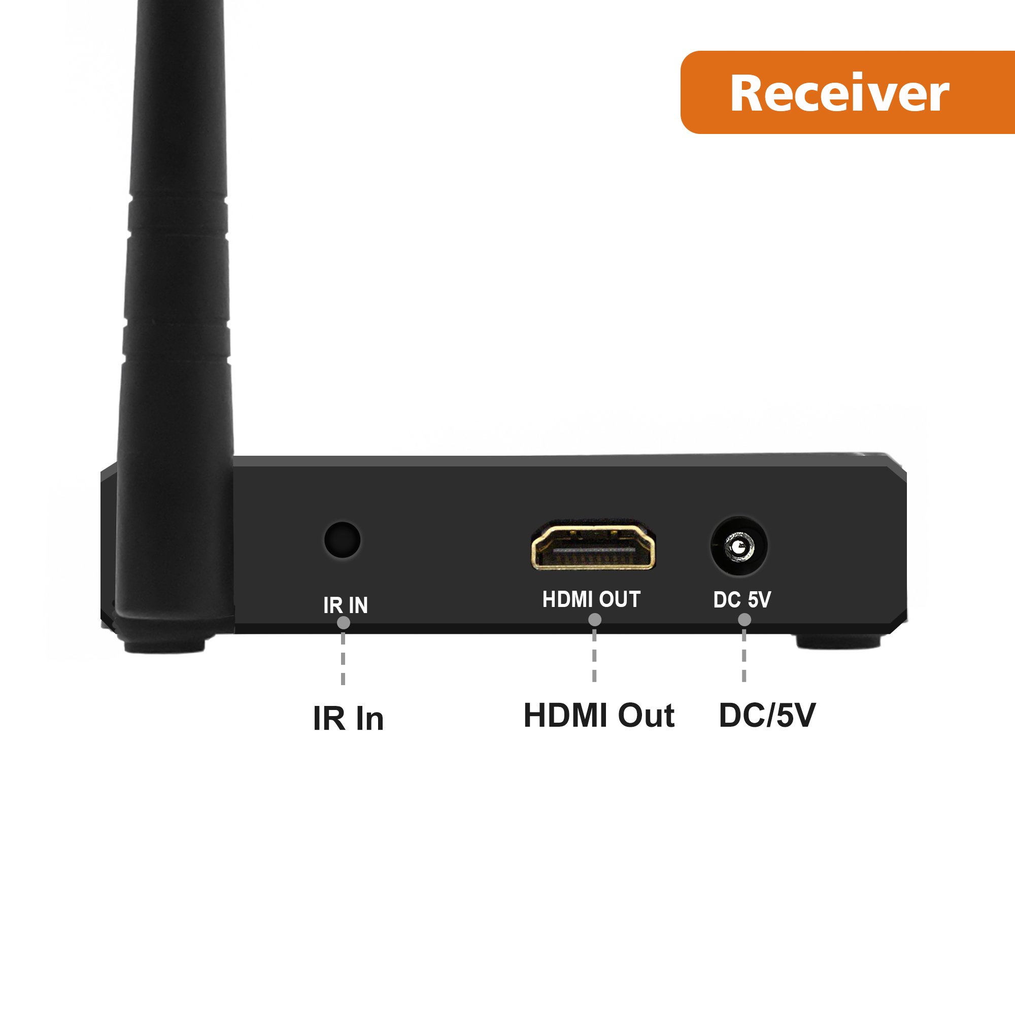 J-Tech Digital Wireless HDMI Extender (Receiver Only - Fixed Channel)
