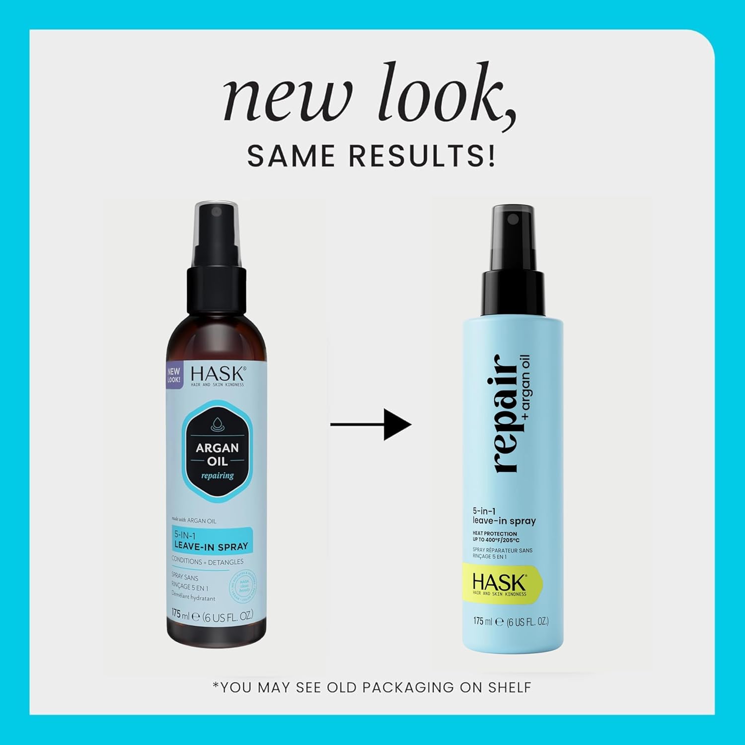 HASK Argan Oil 5-in-1 Leave-In Conditioner Duo (6oz-Qty 2) & Argan Oil Repairing Deep Conditioner Packette, Color Safe, Sulfate-Free, Paraben-Free, Gluten-Free, for All Hair Types - Image 2