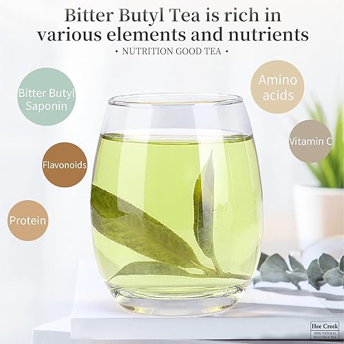 Miniatura 2 de Hee Creek Kuding Tea 7.05oz/200g Needle Kuding Tea Ku Ding Tea Chinese Herbal Bitter Tea Hoja suelta Kuding Cha Té verde amargo Hoja grande Kuding