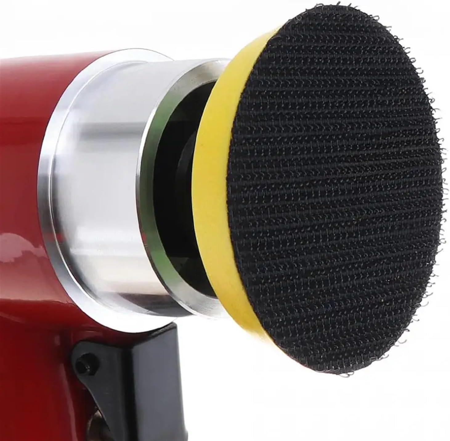 2 Inch Straight Heart High-speed Mini Pneumatic Sanding Machine with Push Switch and Sanding Pad for Polishing