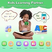 Vista 4 de Lapare Juguete de teléfono inteligente para niños, pantalla táctil de 2.8 pulgadas con doble cámara, juego, reproductor de música y más aplicación