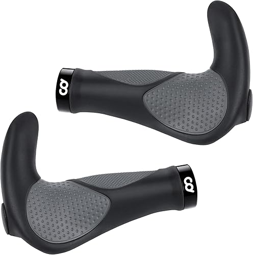 CyclingDeal Empuñaduras de bicicleta de montaña, empuñaduras ergonómicas para manillar de bicicleta, diseño antideslizante para empuñaduras MTB -