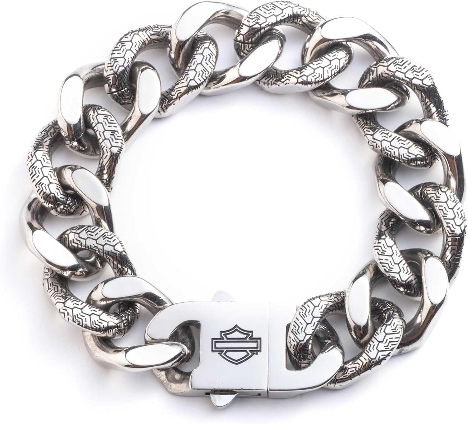 HarleyDavidson Men's 9 in. Bar & Shield Tire Track Curb