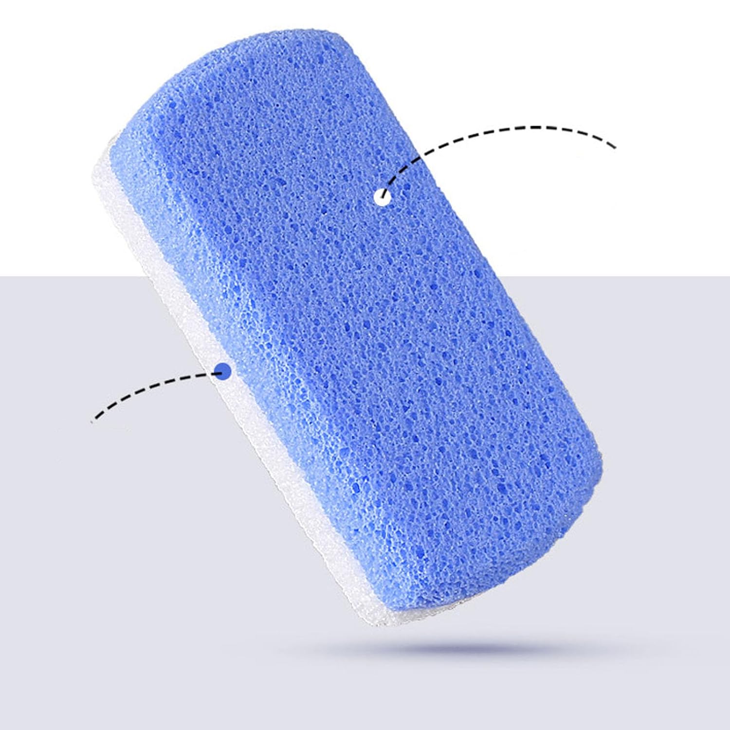 4PCS Professional Pedicure Foot Pumice Stone Callus Remover Scrubber Gentle Exfoliation forFeet Effective Hard Skin Removal