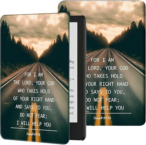 Vista 184 de Funda para Kindle de 6 pulgadas (11.ª generación, versión 2024/2022) delgada de piel sintética, ajustable, multiángulo, Smart Shell con función