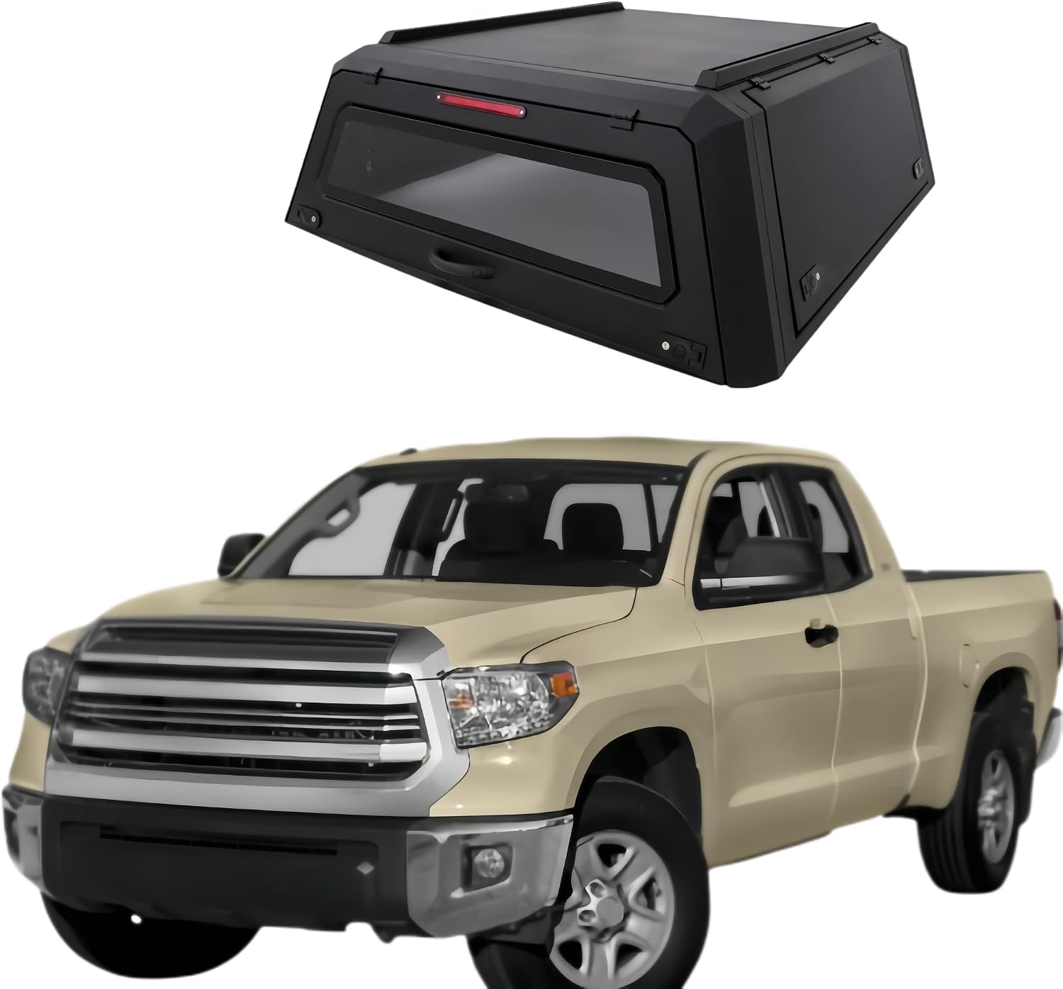 4x4 Truck Canopy Hardtop Canopy Compatible for Toyota Tundra 2017 Steel Canopy Pickup Truck