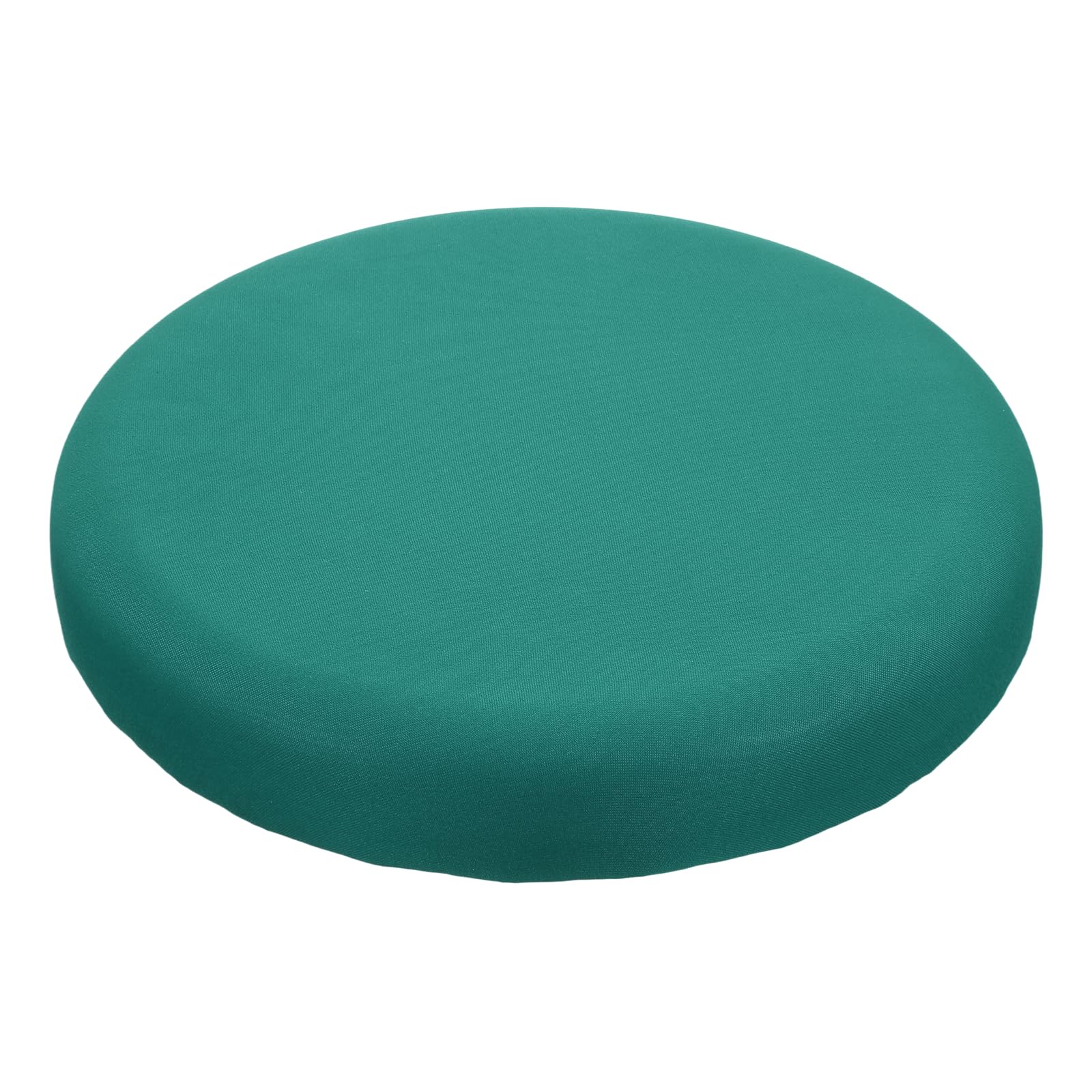 sourcing map Round Bar Stool Cover, 28-38cm Elastic Round Stool Chair Covers Washable Dustproof Stretchy Slipcover Seat Soft Cushion for Dining Chairs Kitchen Bar Restaurant, Emerald Green