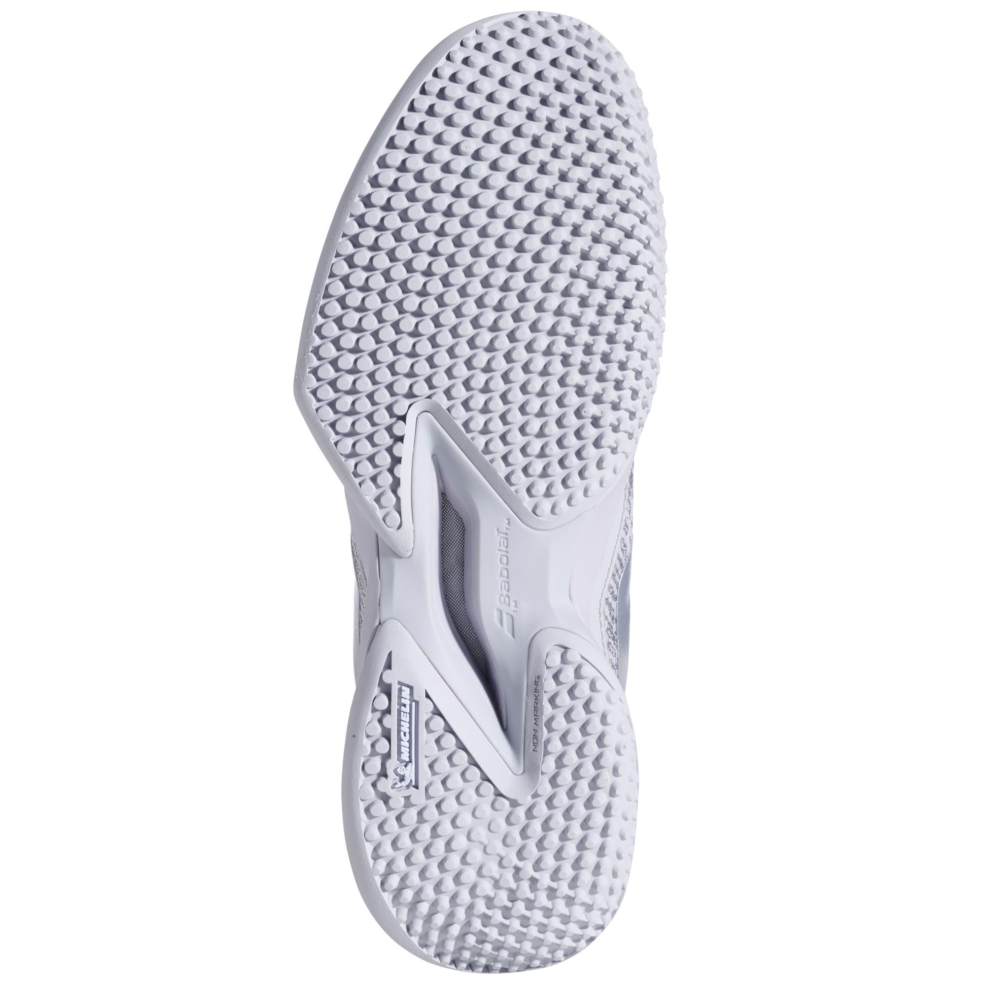 ???(Babolat) Women's Tennis Shoes, White x Gray (1072), 23.0 cm