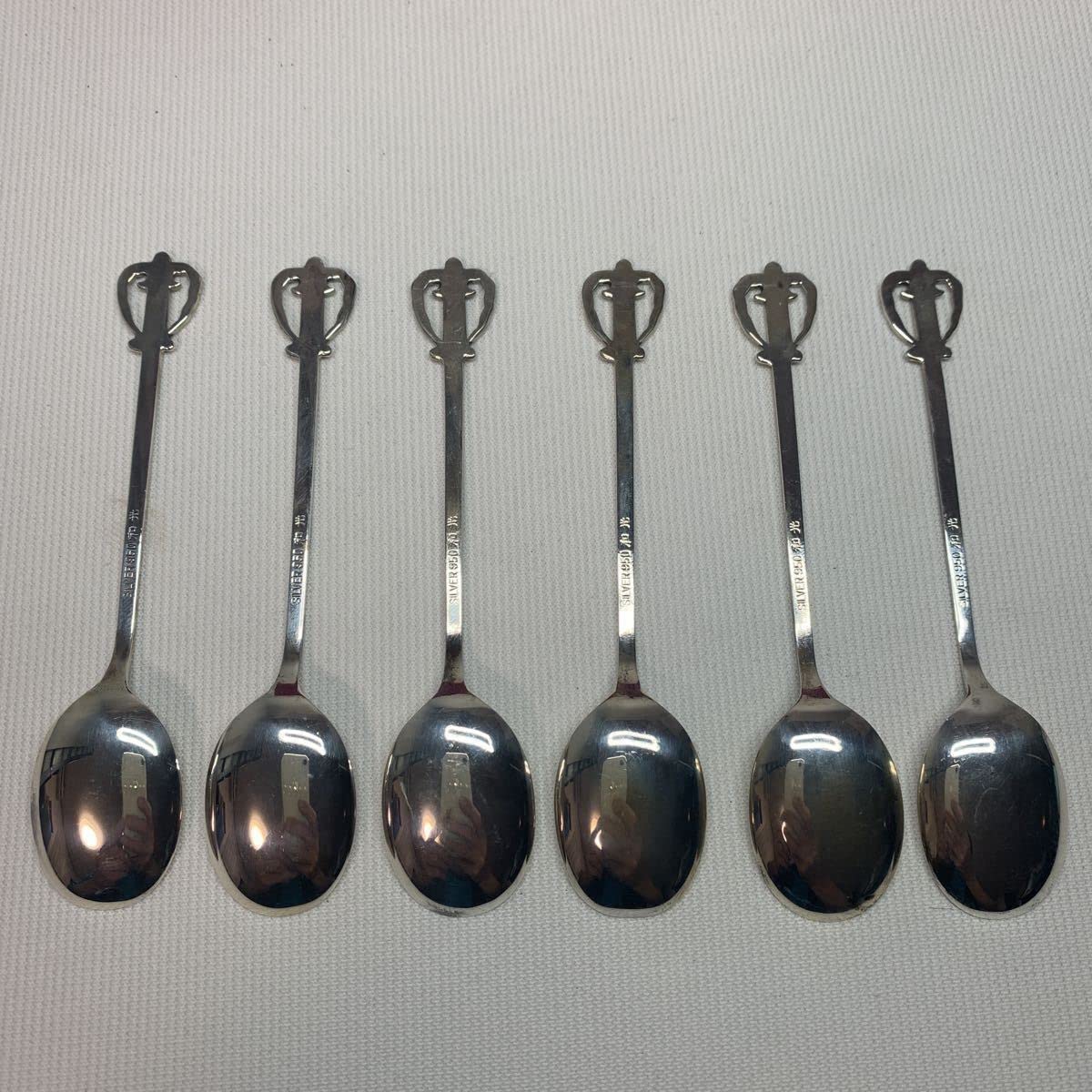和光　シルバー950スプーン　6本 WAKO シルバー950 スプーン 6本セット - メルカリ