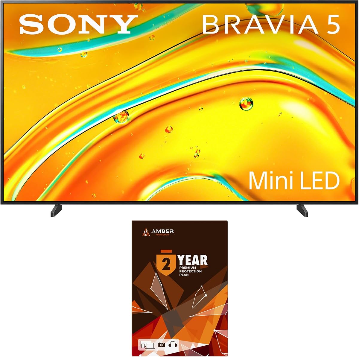 K98XR50 Bravia Mini LED 4K HDR de 98 pulgadas Google TV con súper resolución AI y plan de protección ámbar de 2 años (2025)