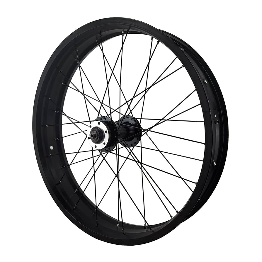 26in Fat Bike Front Wheel 4.0/4.9'' Tire Snow Bike Rear Wheel Aluminum Alloy Beach Bike Wheelset Disc Brake Hubs QR 135mm/190mm 36H For 7-12S Cassette