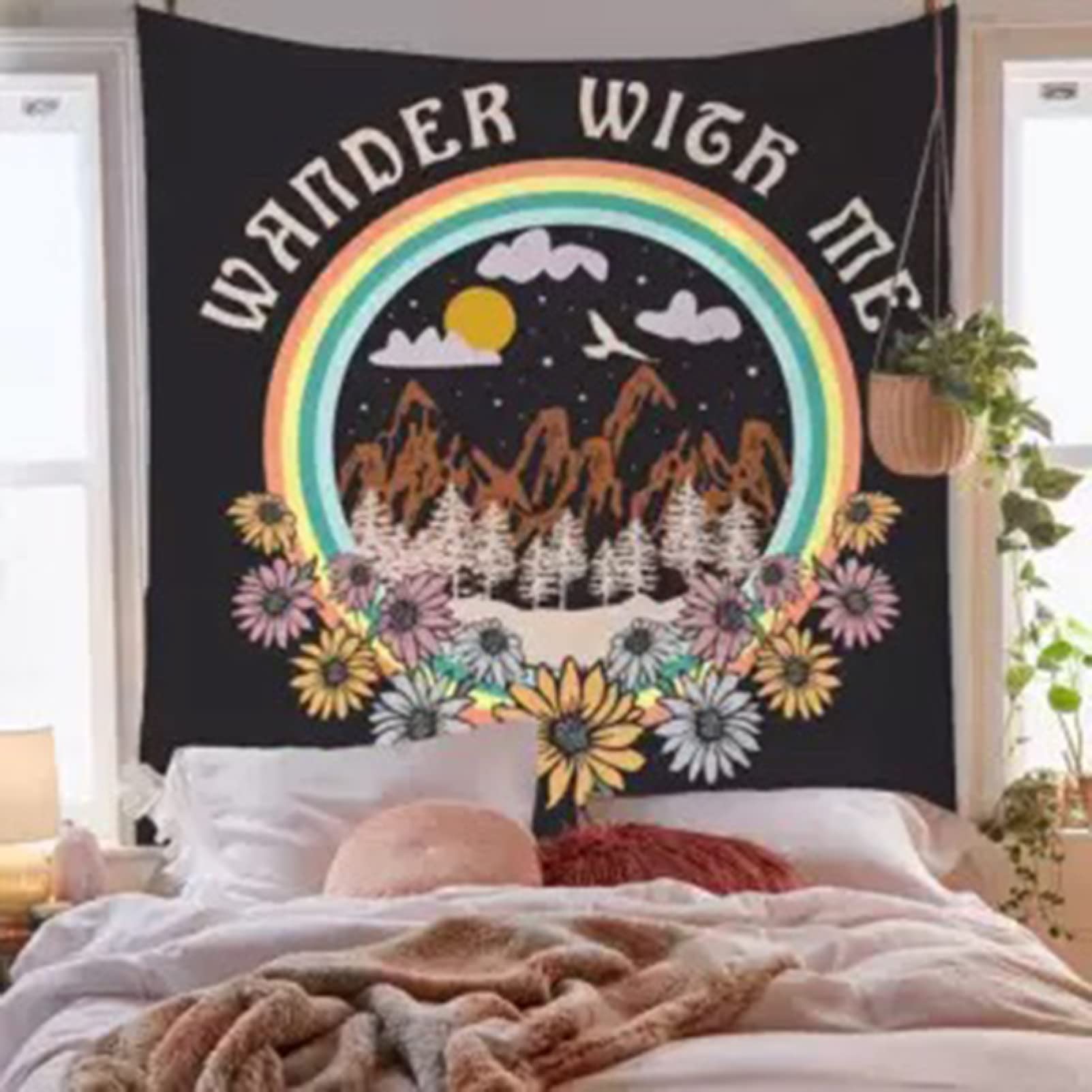 大判タペストリーベッドカバーマルチカバー