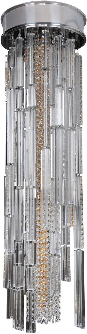 Allegri 11128-010-FR001 Zurbaran 9-Light Covertible/Pendant Or Flush Mount