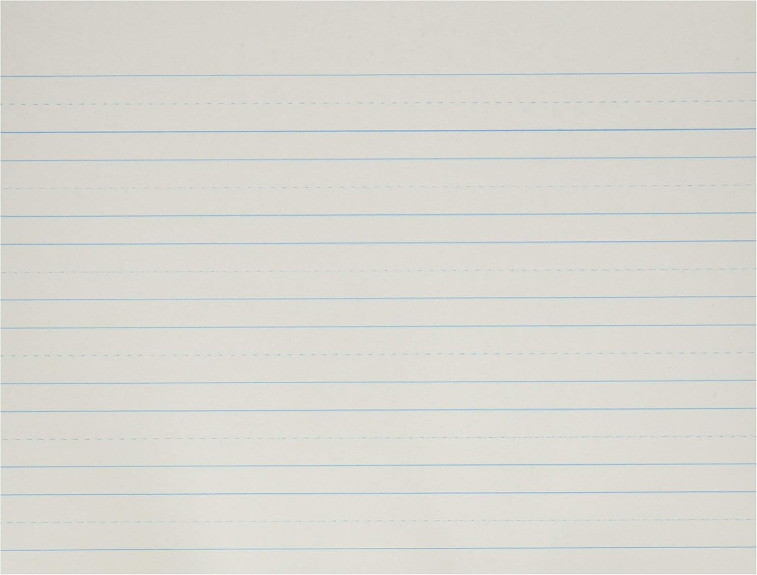 School Smart - 85350 Skip-A-Line Ruled Writing Paper, 3/4 Inch Ruled Long Way, 10-1/2 x 8 Inches, Pack of 500 : Office Products